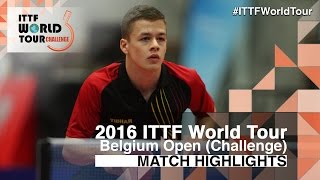 【Video】DARCIS Thibaut VS SCHMID Elia 2016 Belgium Open 