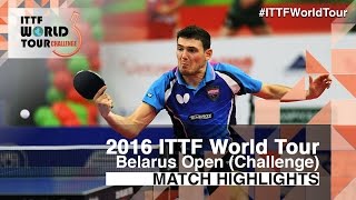 【Video】CHO Eonrae VS VLASOV Grigory, 2016 Belarus Open  semifinal