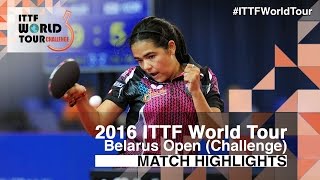 【Video】DIAZ Adriana VS MAKI Shiomi, 2016 Belarus Open  quarter finals