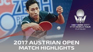 【Video】LIN Gaoyuan VS BOULOUSSA Mehdi 2017 Seamaster 2017 Platinum, Austrian Open