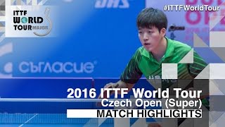 【Video】HUANG Chien-Tu VS KIM Minho 2016 Czech Open 