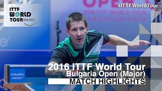 【Video】ROBINOT Quentin VS KONECNY Tomas, 2016 - Asarel Bulgaria Open  finals