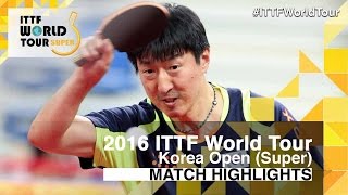 【Video】OH Sangeun VS HO Kwan Kit, 2016 Korea Open  best 64