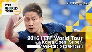 【Video】CHO Seungmin VS YOSHIDA Kaii, 2016 Korea Open  best 64