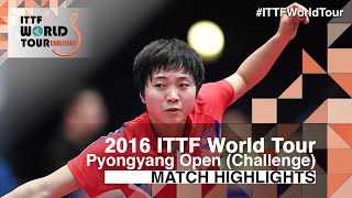 【Video】RI Myong Sun VS KIM Song I, 2016 Pyongyang Open  finals