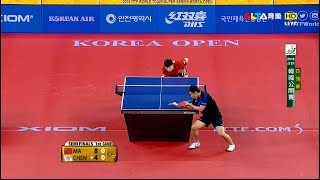 【Video】MA Long VS CHEN Chien-An, 2016 Korea Open  semifinal