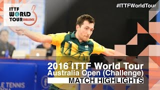 【Video】POWELL David VS YUKI Morita, 2016 Australian Open  best 32
