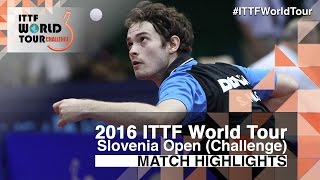 【Video】WALKER Samuel VS JUN Mizutani, 2016 Slovenia Open  best 16