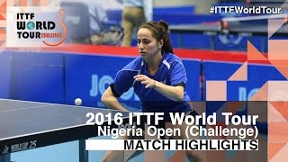 【Video】CIOBANU Irina VS GARNOVA Tatiana, 2016 Premier Lotto Nigeria Open  finals