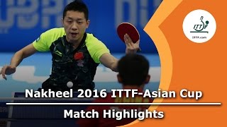【Video】ZHANG Jike VS XU Xin, 2016 ITTF Nakheel Asian Cup finals