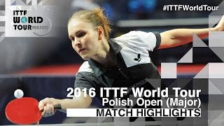 【Video】JEON Jihee VS PRIVALOVA Alexandra, 2016 Polish Open  best 32