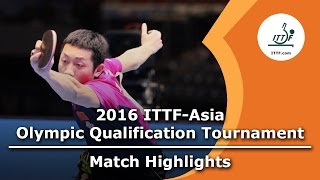 【Video】LEE Sangsu VS XU Xin, 2016 ITTF-Asian Olympic Qualification Tournament best 16