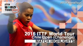 【Video】LORENZOTTI Maria VS LOVET Idalys, 2016 Chile Open  finals
