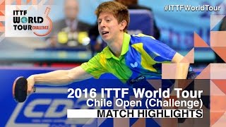 【Video】MASSARO Enrique VS DAHER Juan 2016 Chile Open 