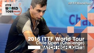 【Video】ROMAN Sebastian VS FERNANDEZ Marcelo 2016 Chile Open 