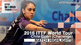 【Video】LOW Katherine VS MOLERO Candela 2016 Chile Open 