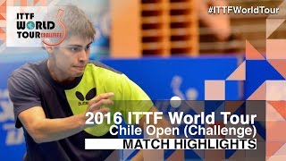 【Video】SCHREINER Florian VS DAHER Juan 2016 Chile Open 