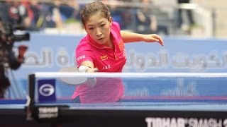 【Video】LIU Shiwen VS ISHIGAKI Yuka, 2014  Kuwait Open  quarter finals