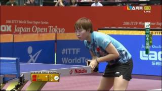 【Video】LI Xiaoxia VS Zhu Yuling, 2016 Laox Japan Open  quarter finals