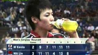 【Video】MATSUDAIRA Kenta VS Ma Lin, H.I.S. 2009 World Table Tennis Championships best 16