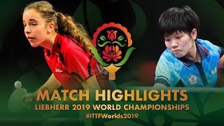 【Video】SU Pei-Ling VS MELAIKAITE Auguste, 2019 World Table Tennis Championships 