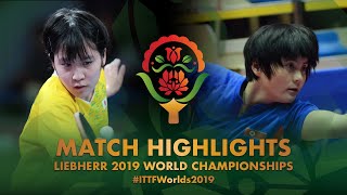 【Video】MIU Hirano VS KIM Jin Hyang, 2019 World Table Tennis Championships best 128