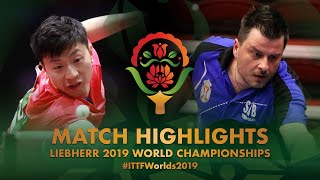 【Video】KARAKASEVIC Aleksandar VS MA Long, 2019 World Table Tennis Championships best 128