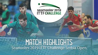 【Video】ECSEKI Nandor・SZUDI Adam VS CARVALHO Diogo・GERALDO Joao, 2019 ITTF Challenge Serbia Open semifinal