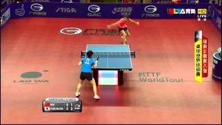【Video】AI Fukuhara VS WuYang, 2014  Swedish Open  quarter finals
