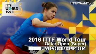 【Video】LIU Shiwen VS SOLJA Petrissa, 2016 Qatar Open  quarter finals