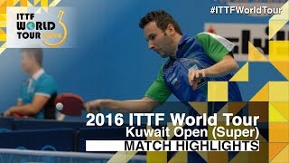 【Video】FAN Zhendong VS TOKIC Bojan, 2016 Kuwait Open  best 32