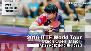 【Video】HONOKA Hashimoto VS MAKI Shiomi, 2016 Czech Open  semifinal