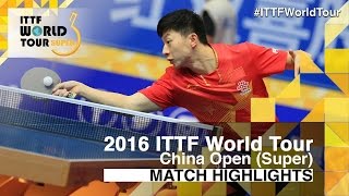 【Video】KENTA Matsudaira VS MA Long, 2016 SheSays China Open  best 16