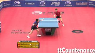 【Video】YAN An VS FAN Zhendong, 2014  Kuwait Open  finals