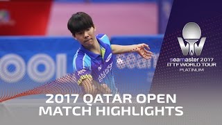 【Video】KARLSSON Kristian VS KIM Minhyeok, 2017 Seamaster 2017 Platinum, Qatar Open