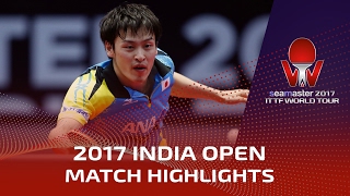 【Video】YUYA Oshima VS MASATAKA Morizono, 2017 Seamaster 2017 India Open best 16