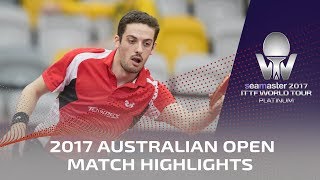 【Video】FREITAS Marcos VS YUYA Oshima, 2017 Seamaster 2017 Platinum, Australian Open best 16