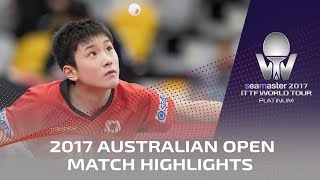 【Video】TOMOKAZU Harimoto VS LIM Jonghoon, 2017 Seamaster 2017 Platinum, Australian Open best 32