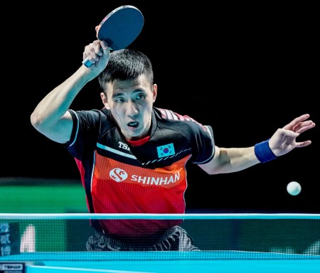 Kenji Matsudaira (JPN), MARCH 27, 2012 - Table Tennis : Kenji Matsudaira of  Japan in action during the LIEBHERR Table Tennis Team World Cup 2012  Championship division group B mens team match