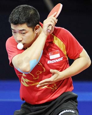 Kenji Matsudaira (JPN), MARCH 27, 2012 - Table Tennis : Kenji Matsudaira of  Japan in action during the LIEBHERR Table Tennis Team World Cup 2012  Championship division group B mens team match