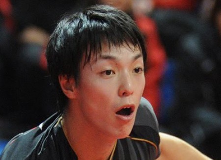 Kenji Matsudaira (JPN), MARCH 27, 2012 - Table Tennis : Kenji Matsudaira of  Japan in action during the LIEBHERR Table Tennis Team World Cup 2012  Championship division group B mens team match