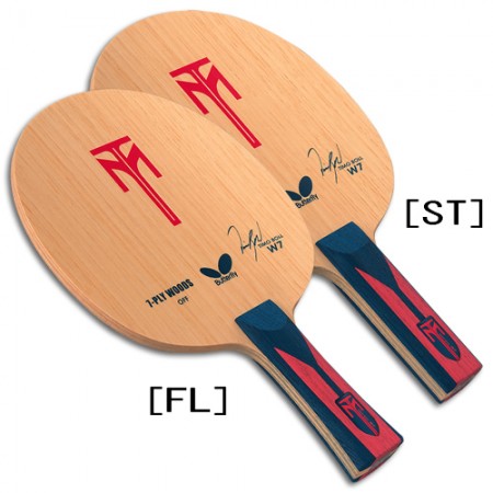 Ping Pong Racket Butterfly Timo boll W7 FL,ST Blade Table Tennis 